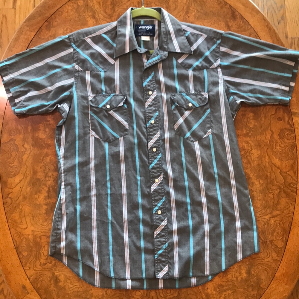 Vintage Wrangler Short Sleeve Button Down